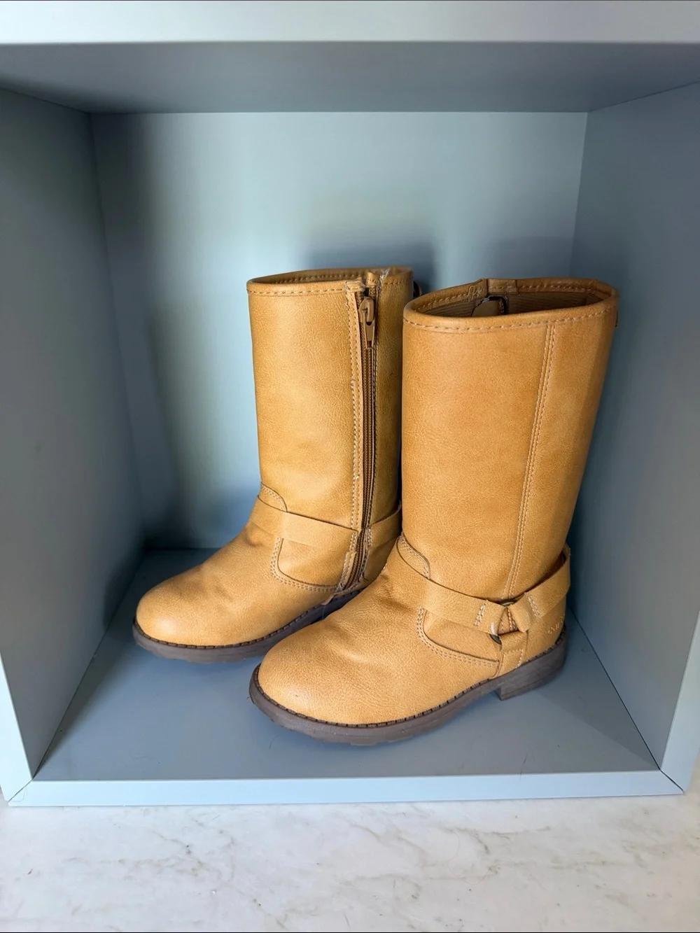 Carter's Tan Kids Mid-Calf Boots